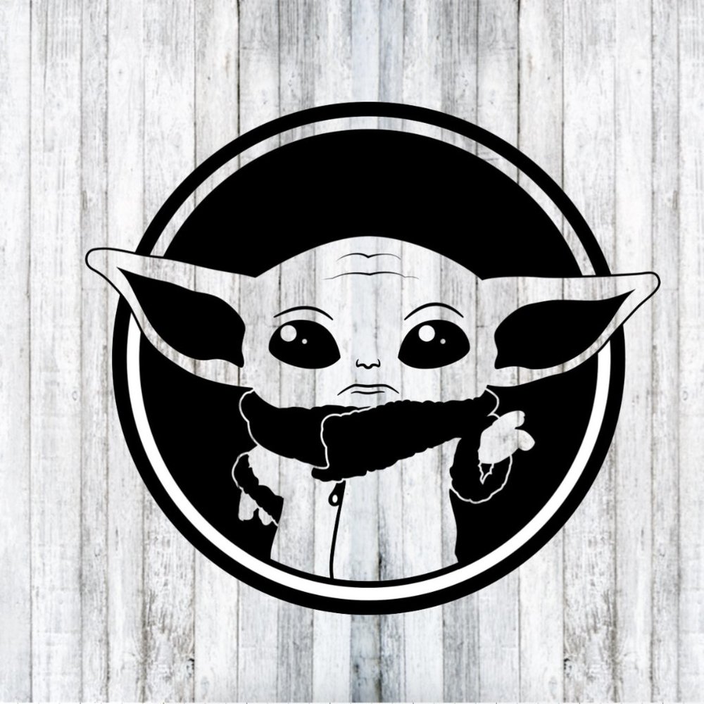 Disney - Baby Yoda Star Wars Car Window Decal